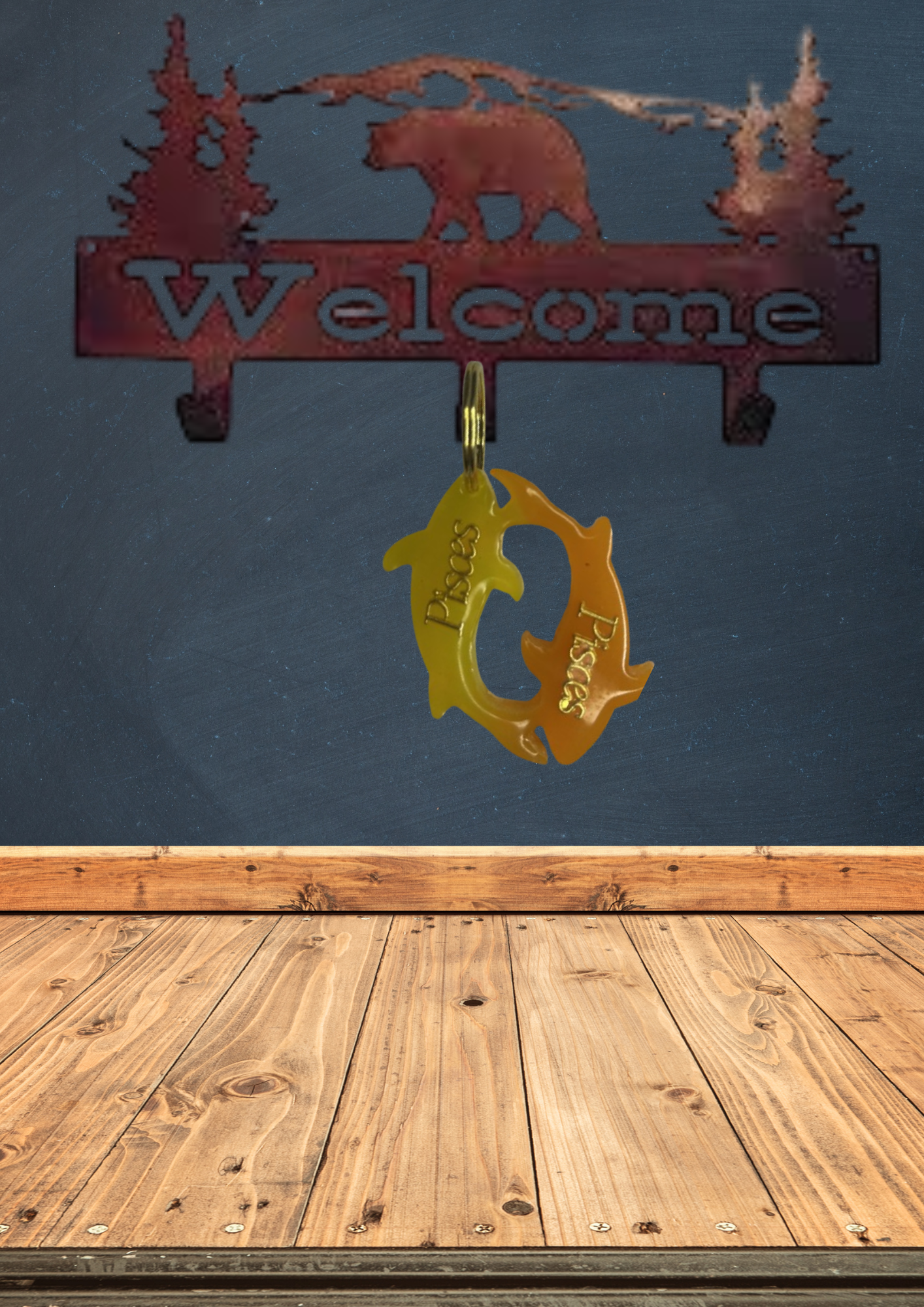 porte-clefs astro poisson