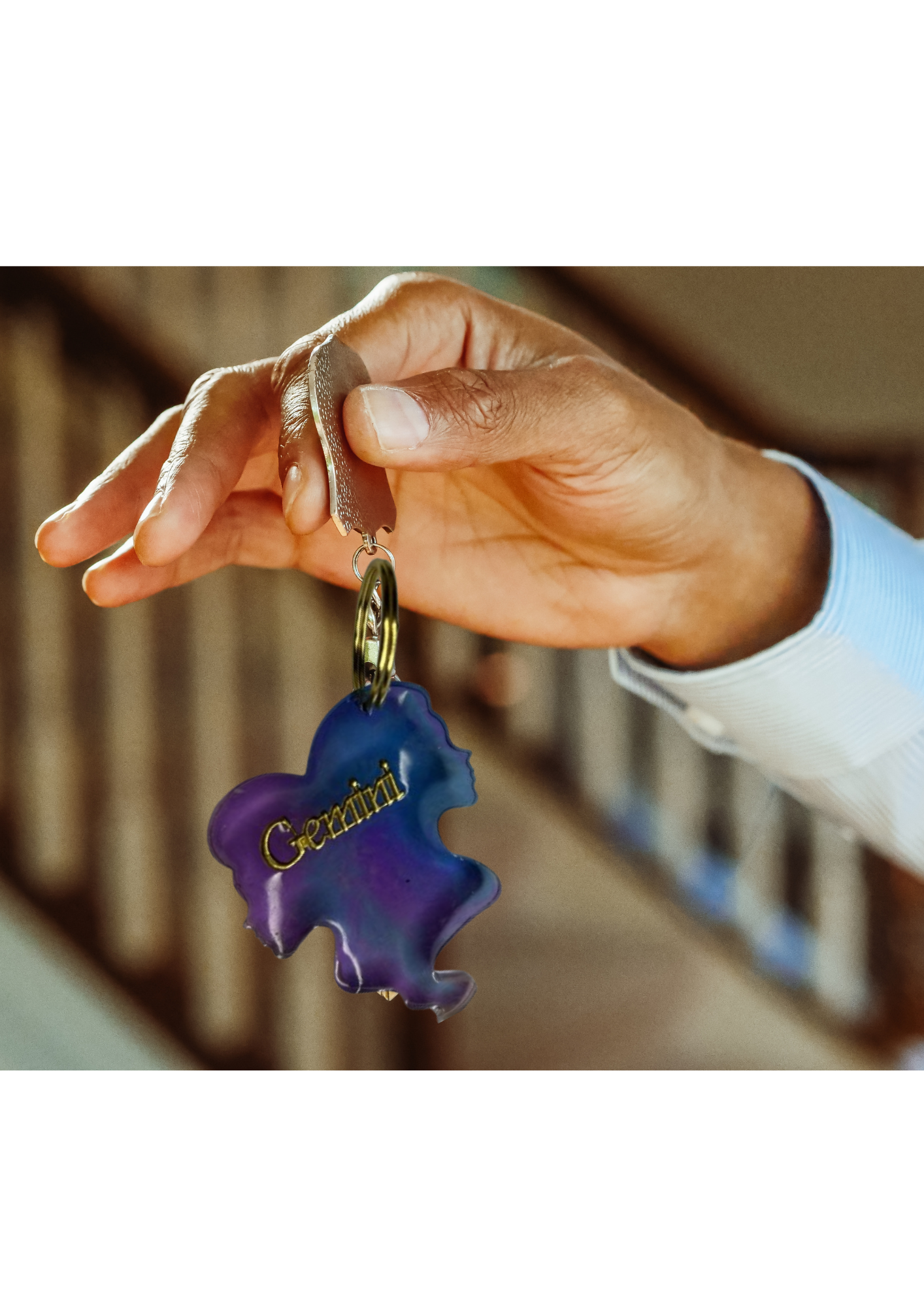 porte-clefs astro gémeaux