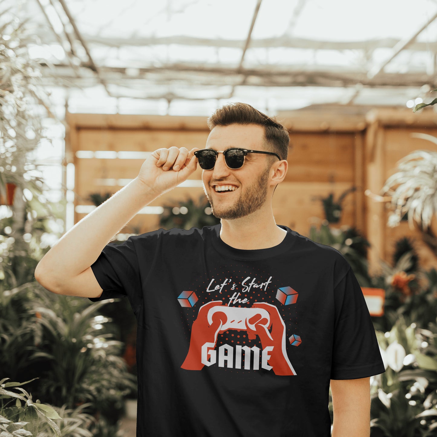 T-shirt Let's & Start The Game Hoodies