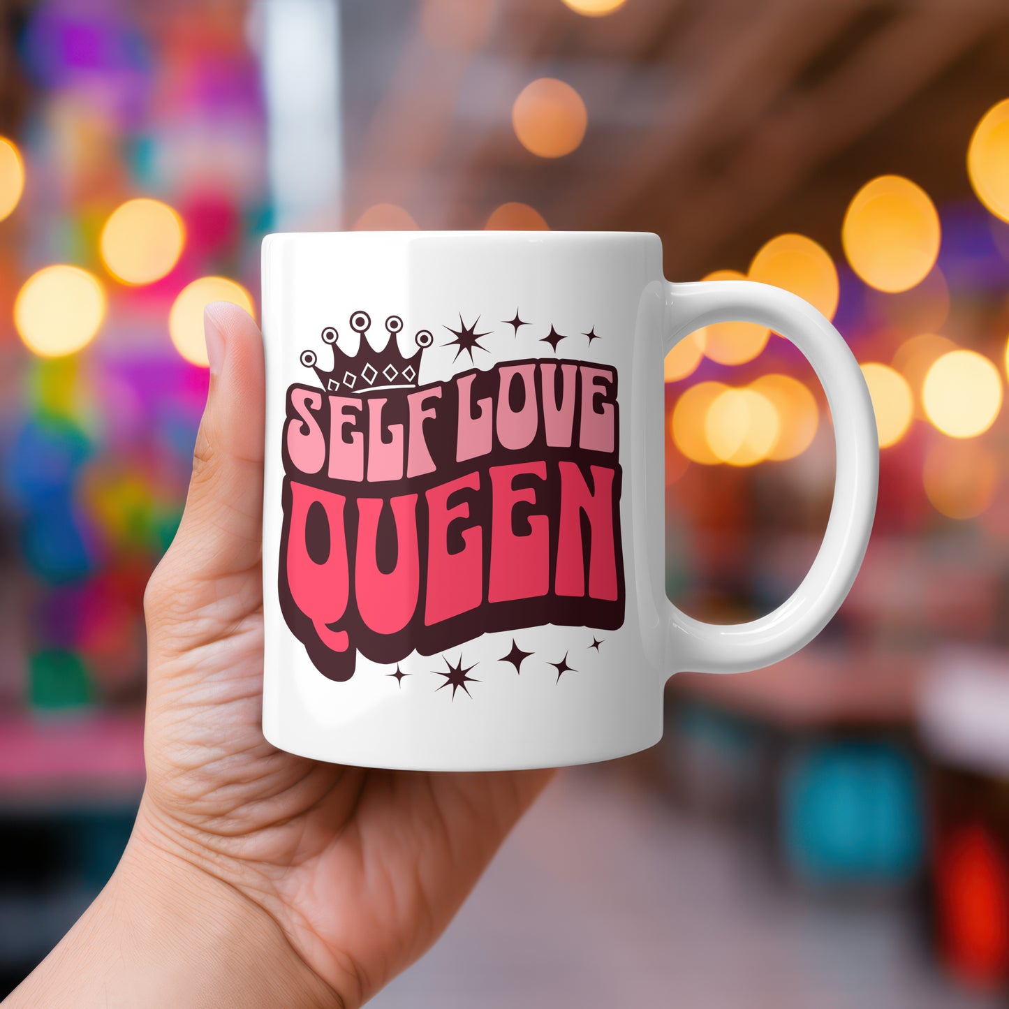 Mug style Self Love Queen Quote