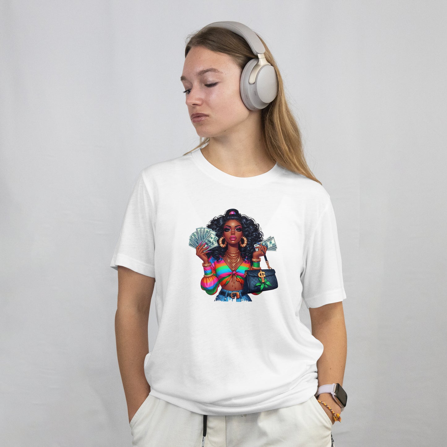 T-shirt stylé Rich Black Girl