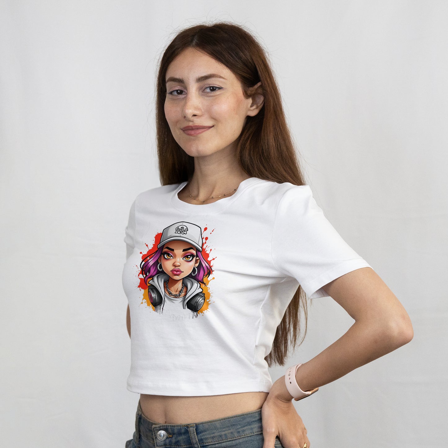 T-shirt stylé Streetwear Girl 1
