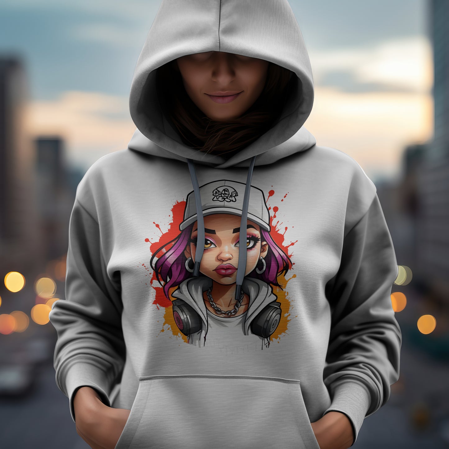 T-shirt stylé Streetwear Girl 1