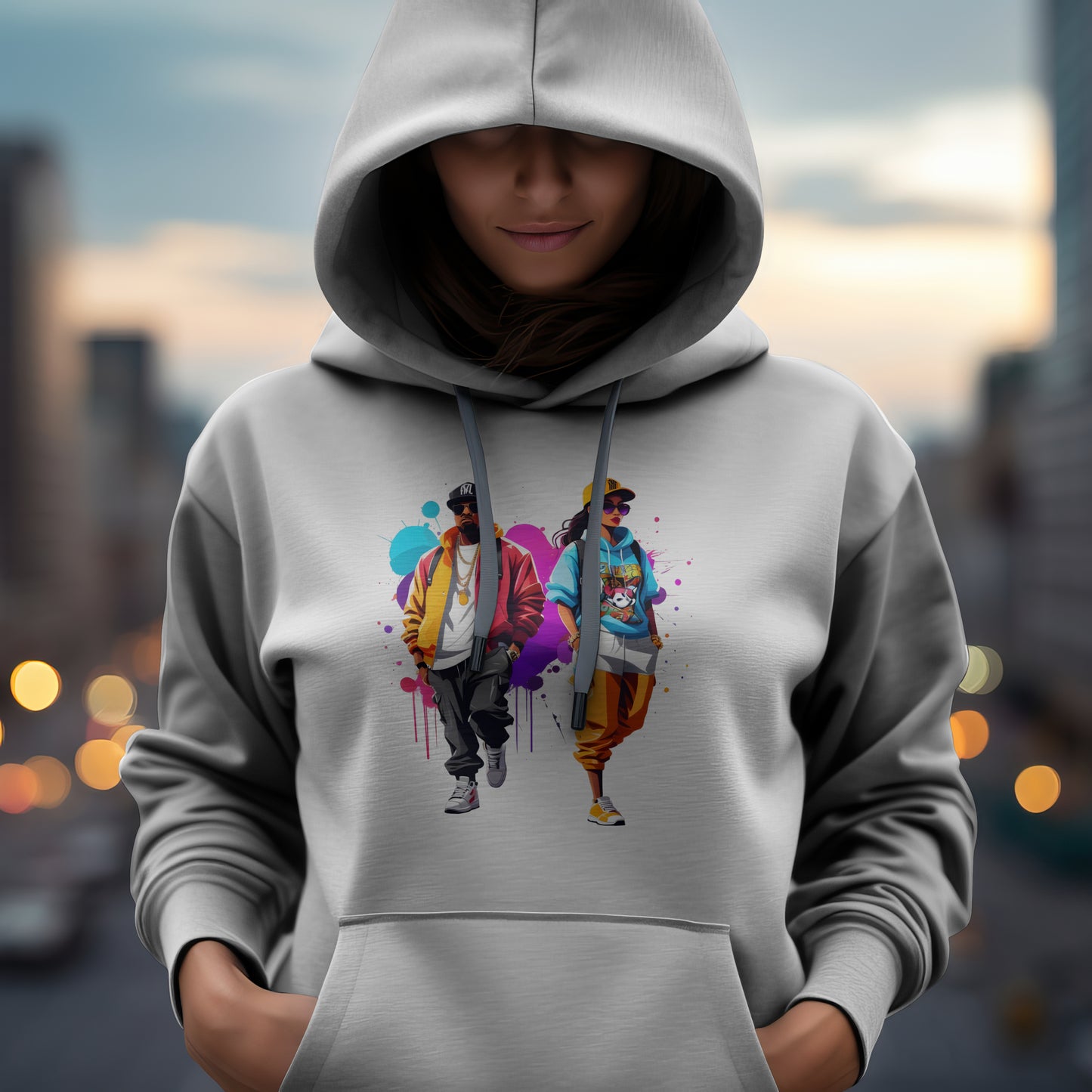 T-shirt stylé Urban Style Couple