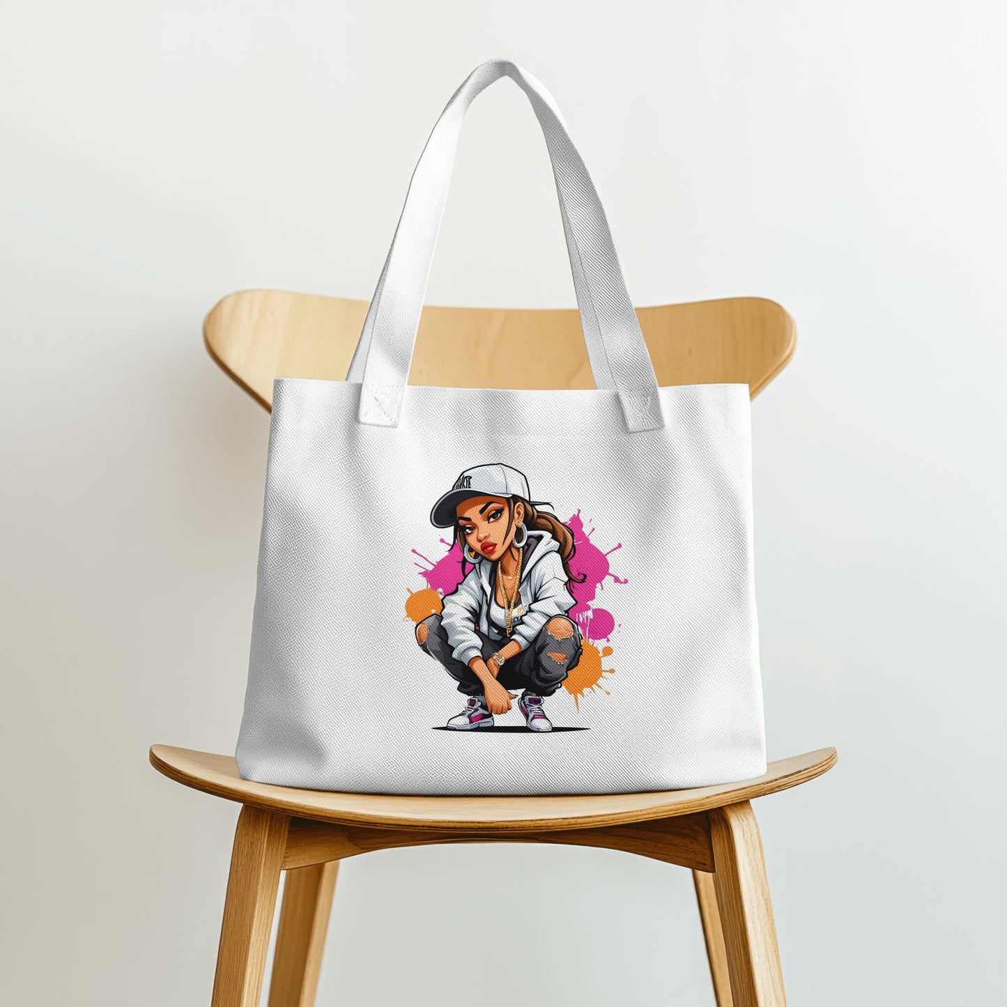 T-shirt stylé Streetwear Girl 4