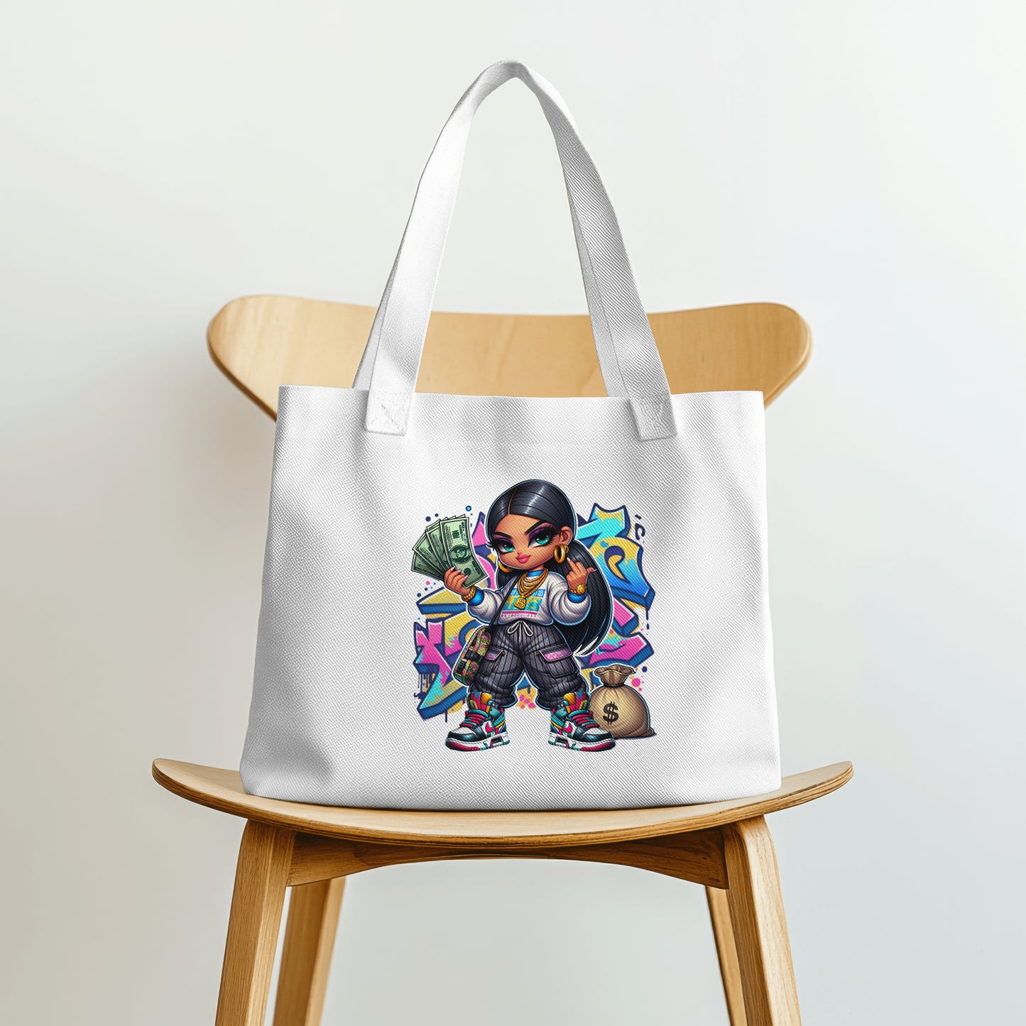 T-shirt stylé Trap Girl Bills