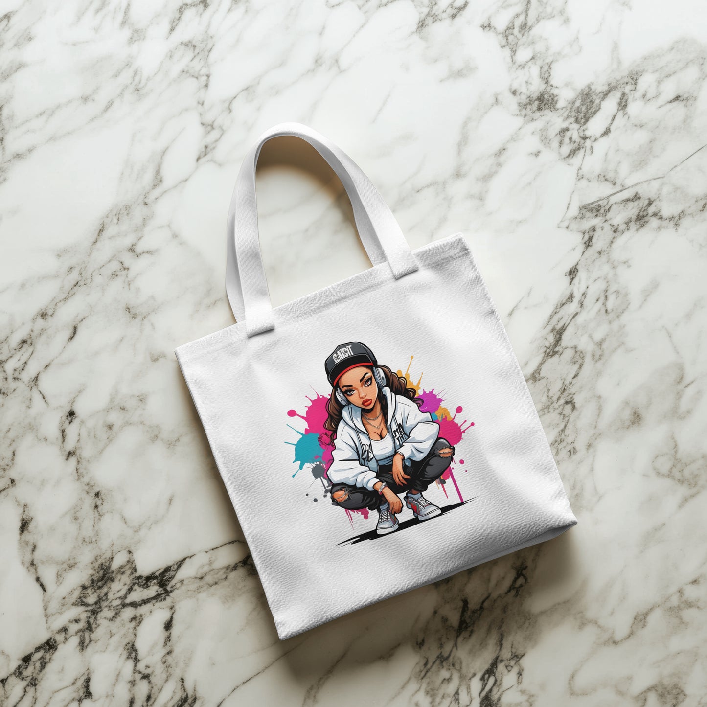 T-shirt stylé Streetwear Girl 5