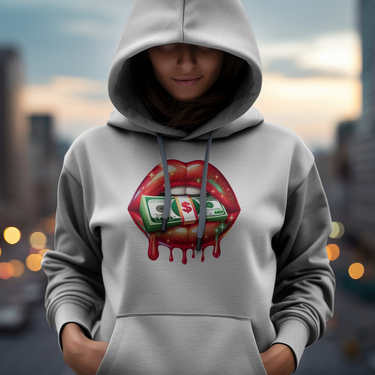 T-shirt stylé mouth ticker