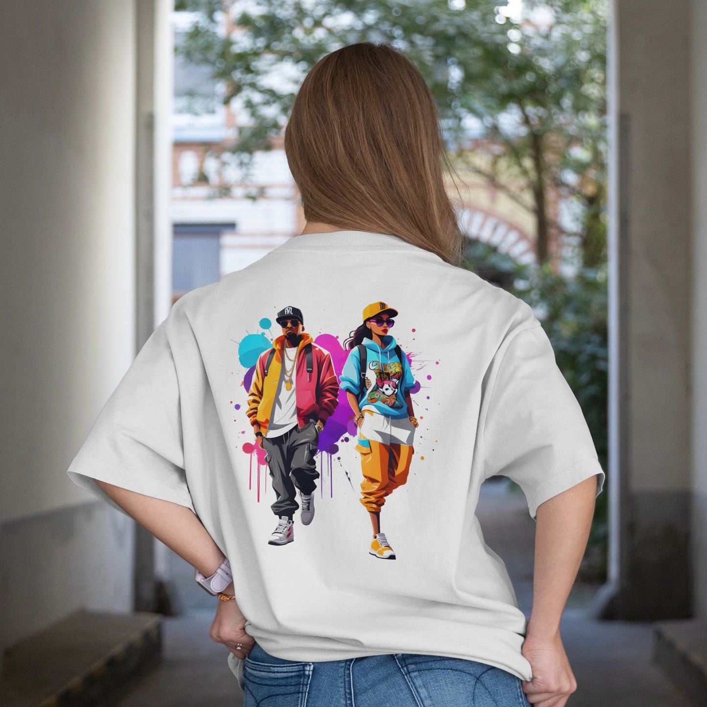 T-shirt stylé Urban Style Couple