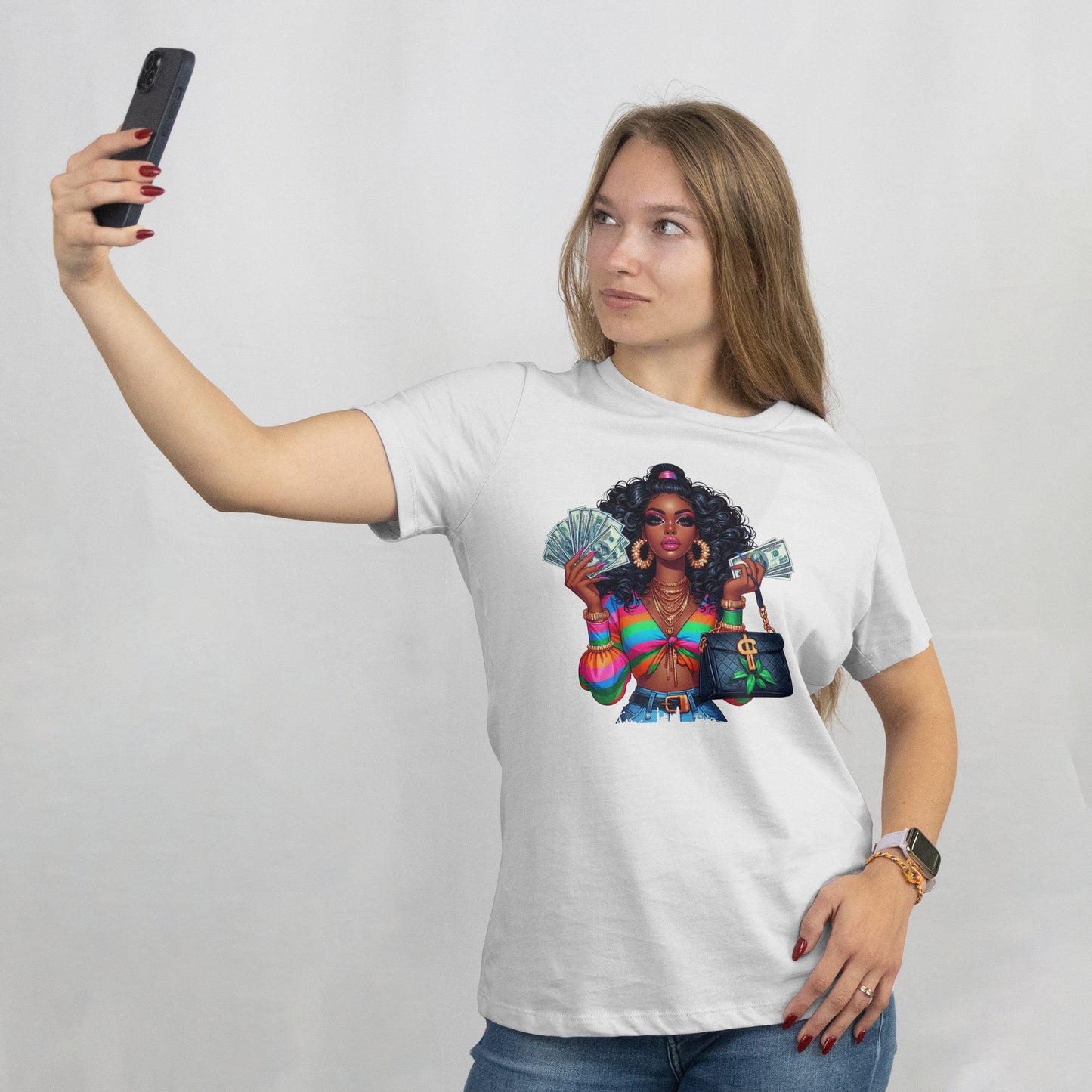T-shirt stylé Rich Black Girl