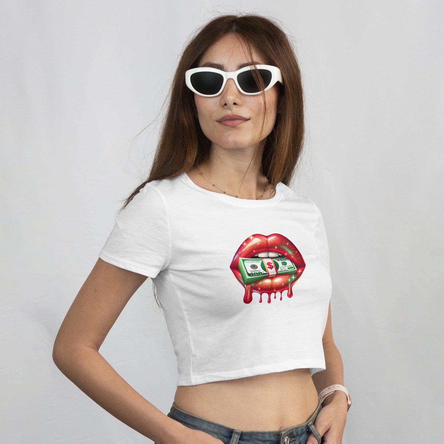 T-shirt stylé mouth ticker