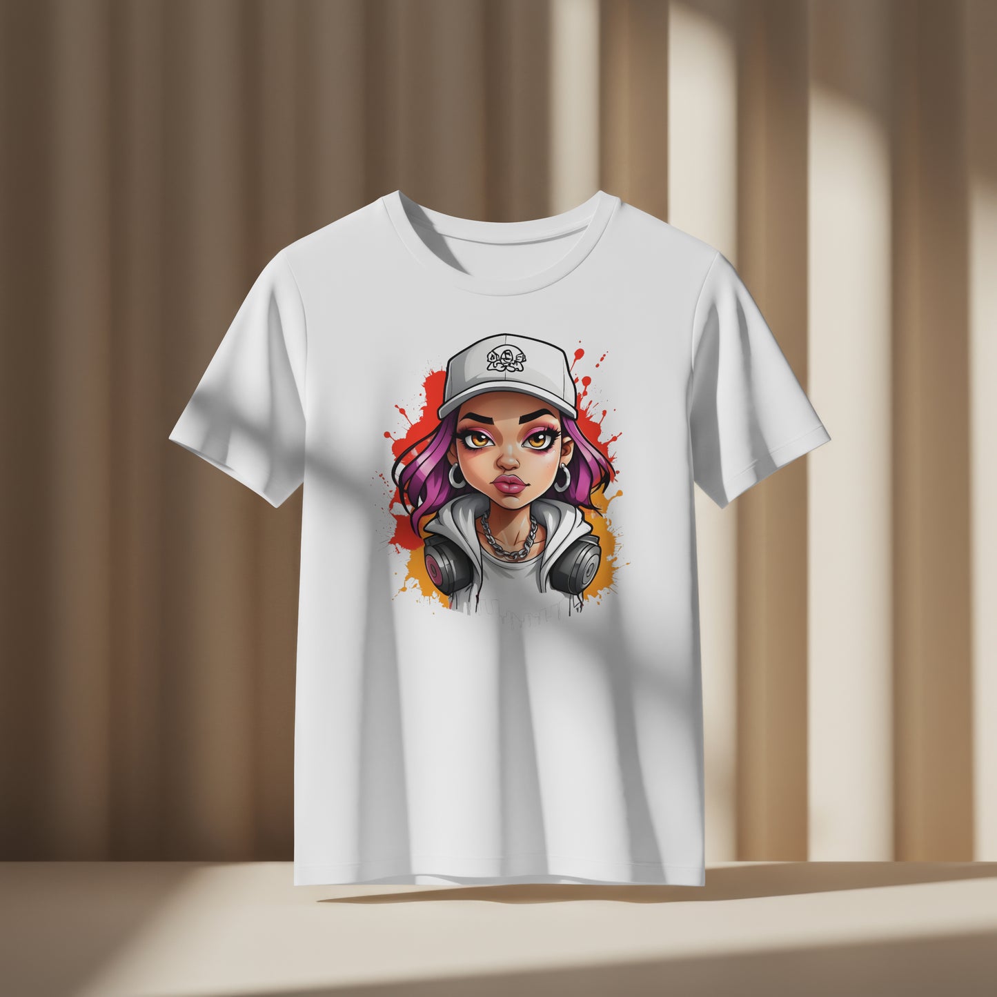 T-shirt stylé Streetwear Girl 1