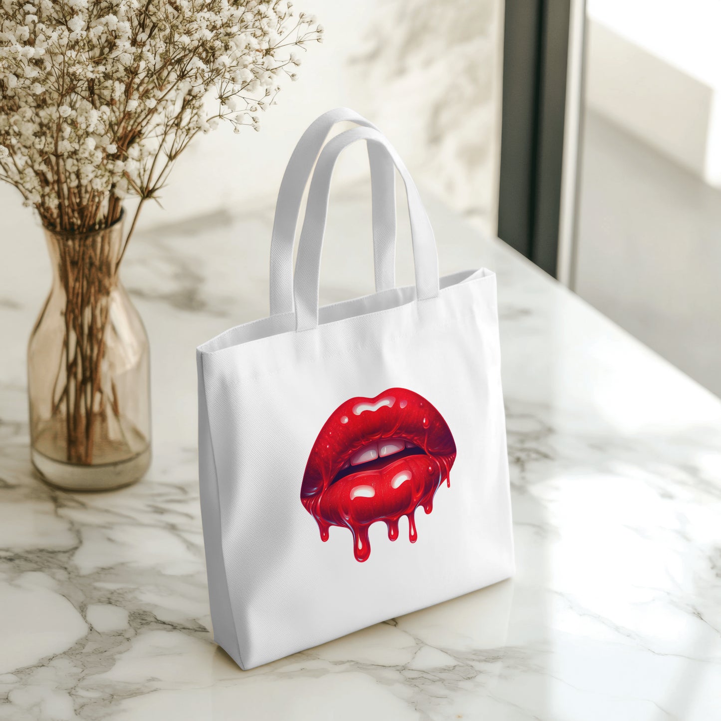 T-shirt stylé Aesthetic Dripping Lips