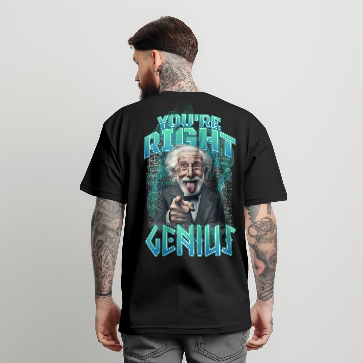 T-shirt graph/ tu es un génie!