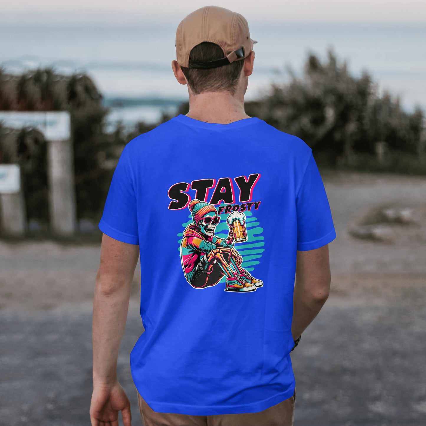 T-shirt stay frosty thème drôle
