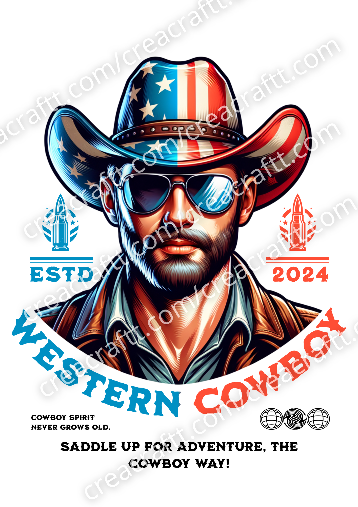 T-shirt Western Cowboy