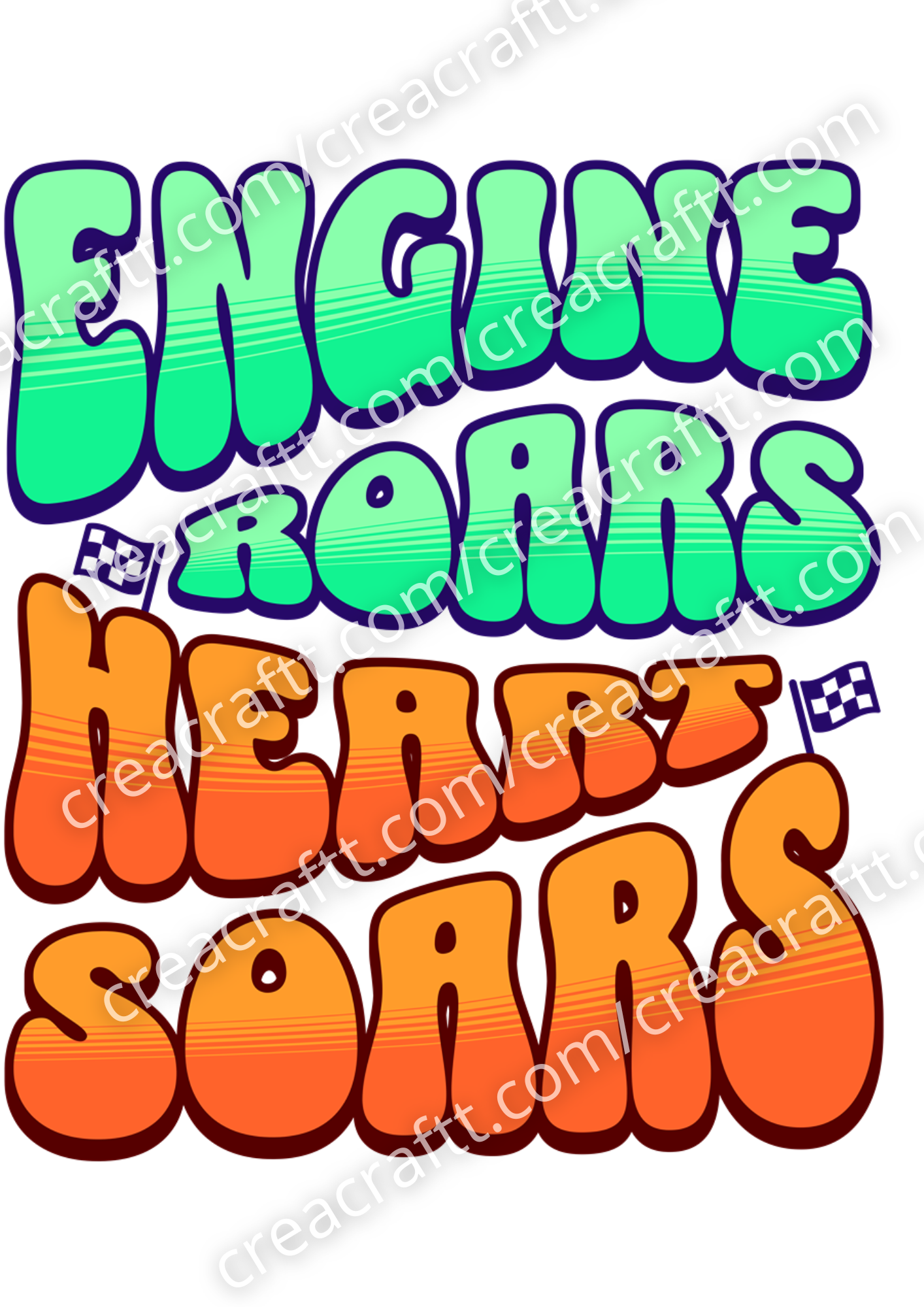 Mug style Engine Roars Heart Soars