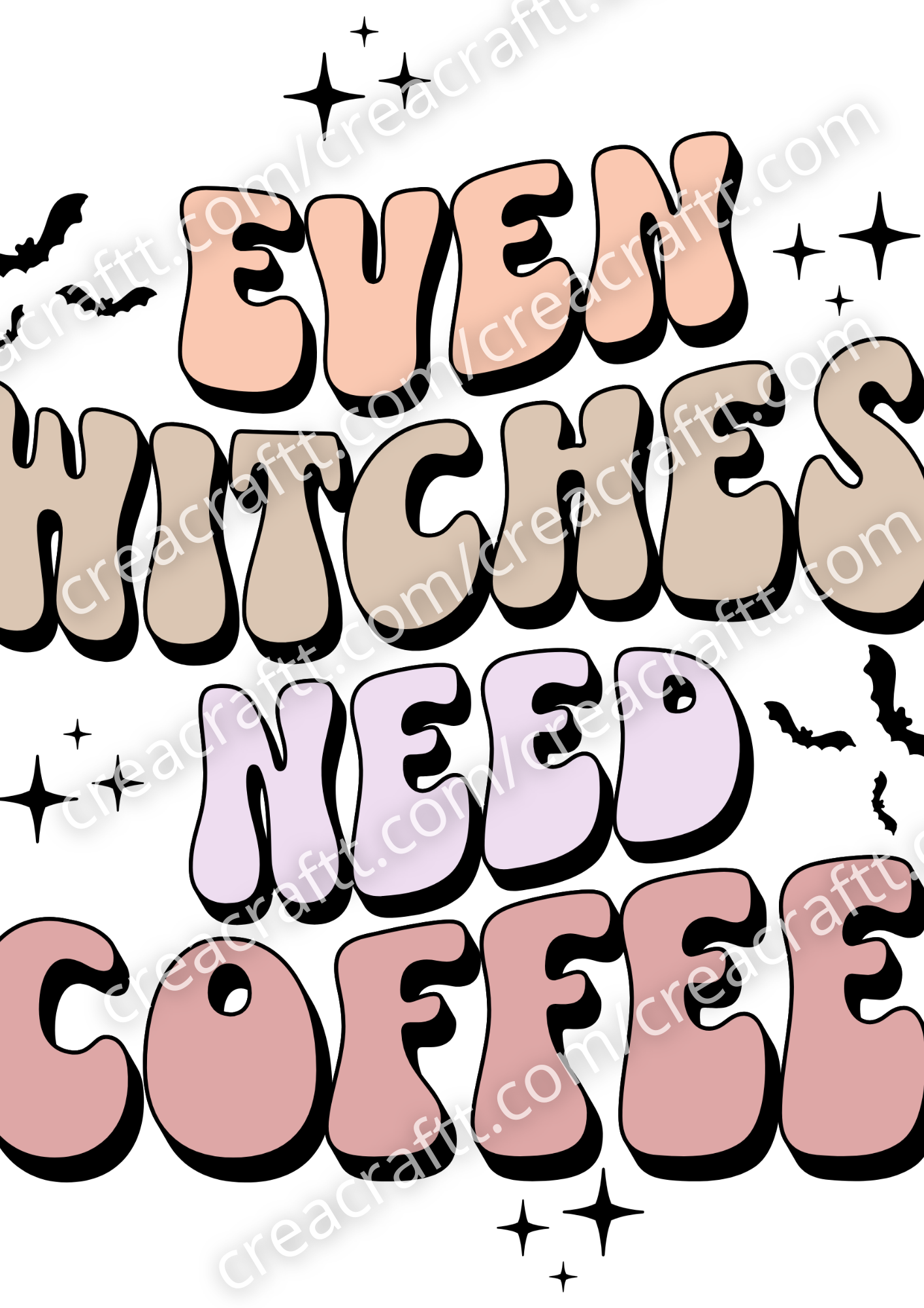 Mug style Even Witches Need Coffee Halloween