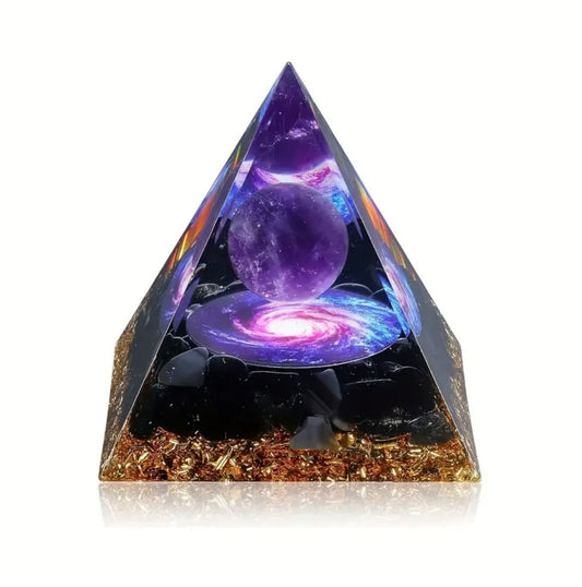 Pyramide de cristal d'améthyste