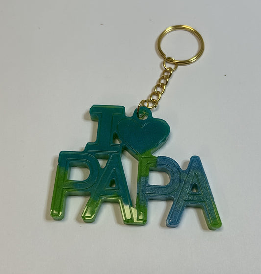 porte-clefs I LOVE PAPA