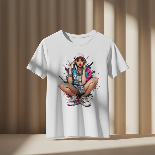 T-shirt stylé Streetwear Girl