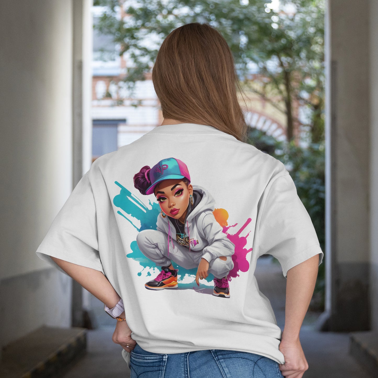 T-shirt stylé Streetwear Girl N°3