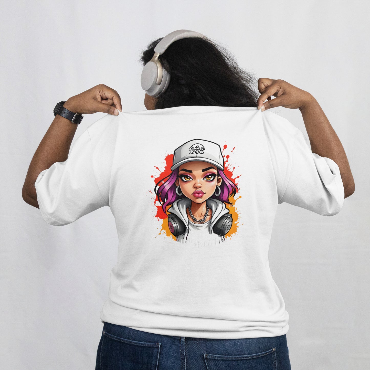 T-shirt stylé Streetwear Girl 1