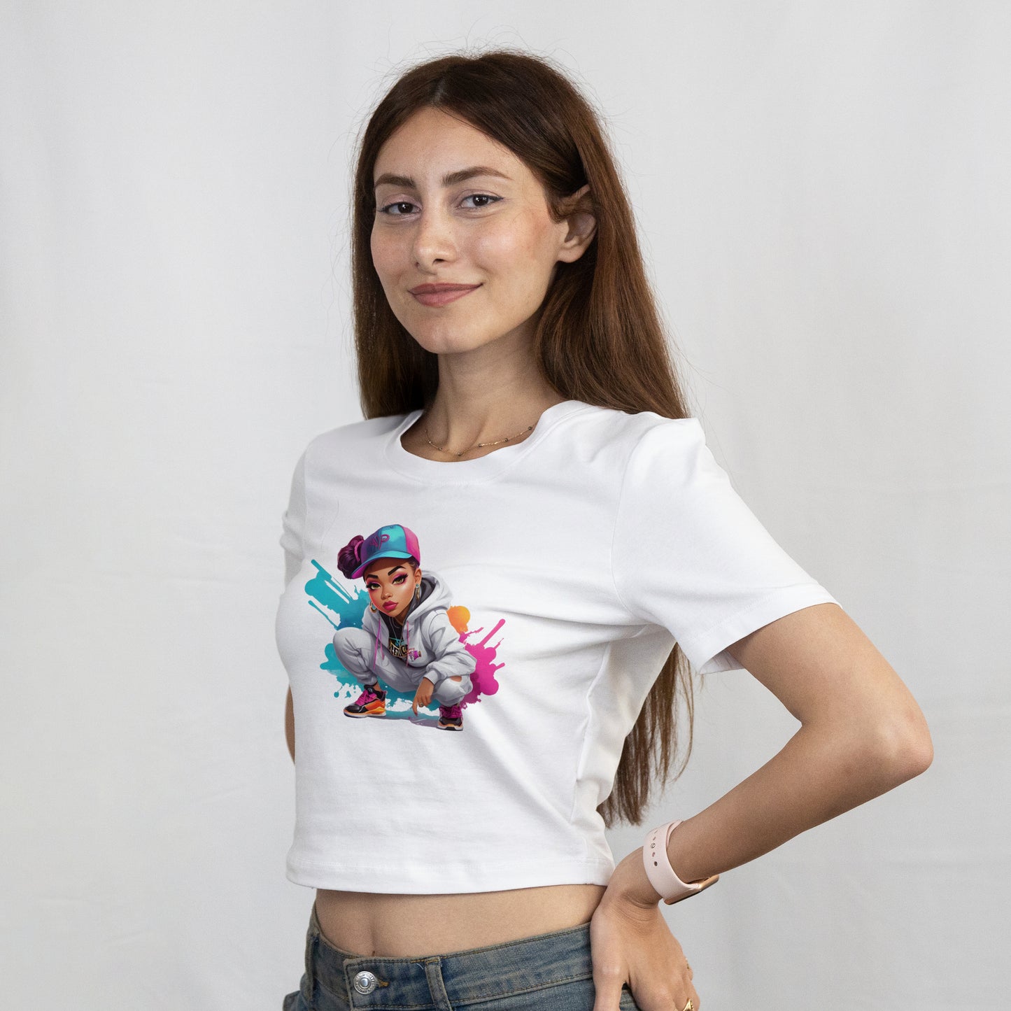 T-shirt stylé Streetwear Girl N°3