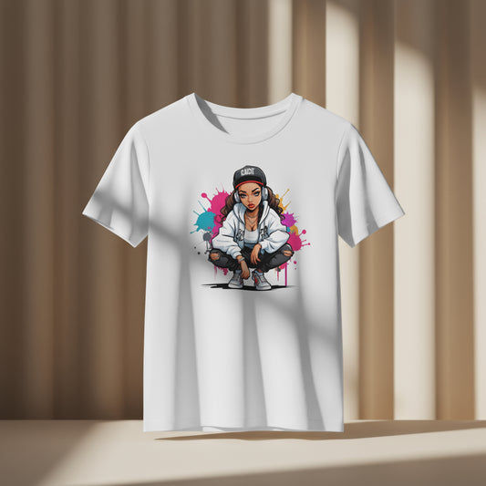 T-shirt stylé Streetwear Girl 5
