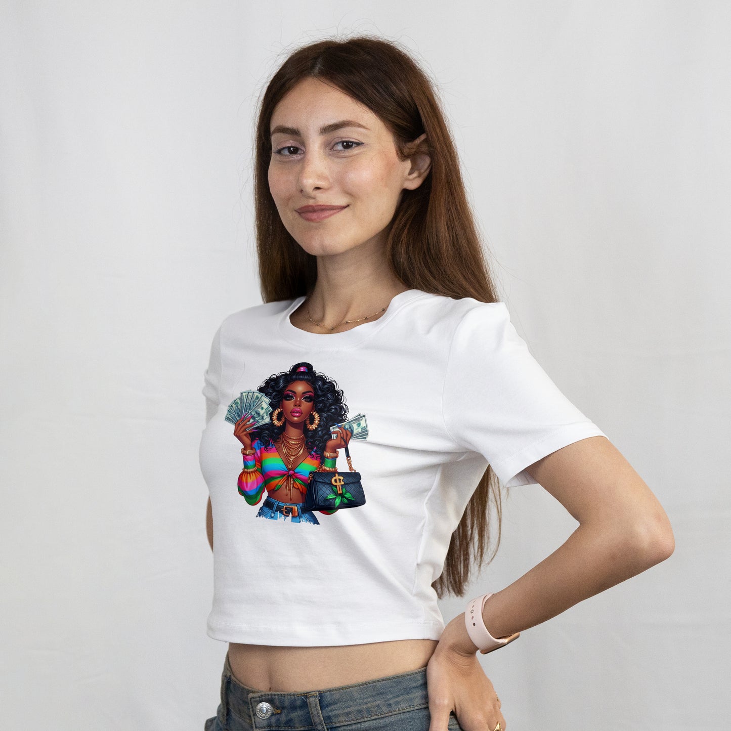 T-shirt stylé Rich Black Girl