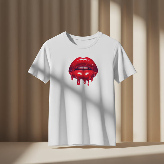 T-shirt stylé Aesthetic Dripping Lips